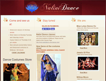 Tablet Screenshot of nalinidance.com